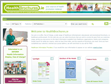 Tablet Screenshot of healthbrochures.ie